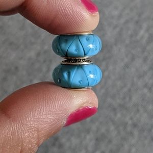 Two Pandora murano charms
